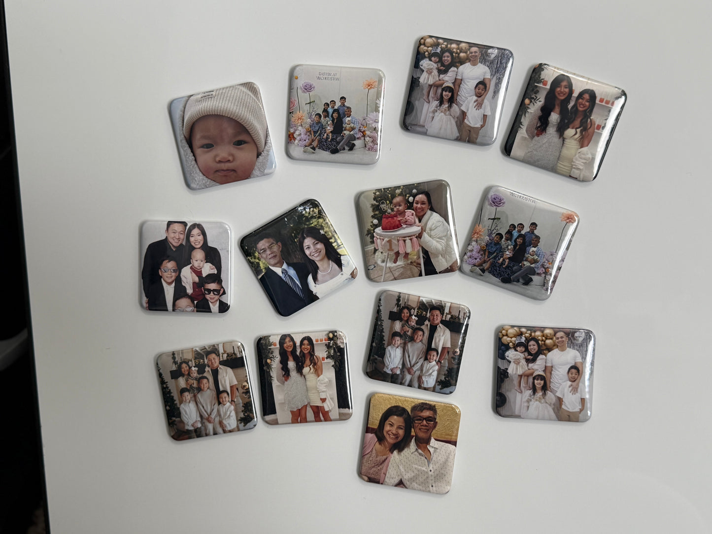 Fridge Photo Magnets 2x2 set of 3